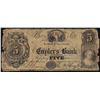 Image 1 : 1854 $5 Cuyler's Bank of Palmyra Obsolete Note