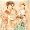 Image 2 : Lotte and Her Children by Hibel (1917-2014)