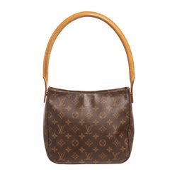 Louis Vuitton Monogram Canvas Leather Looping MM Shoulder Bag