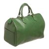 Image 2 : Louis Vuitton Green Epi Speedy 30 cm Satchel Bag