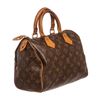 Image 3 : Louis Vuitton Monogram Canvas Leather Speedy 25 cm Bag
