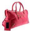 Image 2 : Balenciaga Coral Pink Lambskin Leather Rose Gold Giant 12 Satchel Handbag
