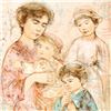 Image 2 : Lotte and Her Children by Hibel (1917-2014)