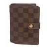 Image 1 : Louis Vuitton Damier Ebene Canvas Leather French Wallet
