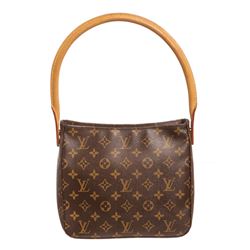 Louis Vuitton Monogram Canvas Leather Looping MM Shoulder Bag