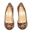 Image 2 : Christian Louboutin Leopard Pony Hair Maryl 120 Pumps Heels Shoes 37