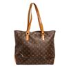 Image 1 : Louis Vuitton Monogram Canvas Leather Cabas Mezzo Shoulder Bag