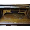 Image 1 : 1920s Oak roll top bureau, the S-shaped to…