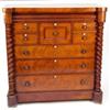Image 1 : Victorian Scottish mahogany chest, fitted …