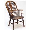 Image 1 : 19th Century oak Windsor wheelback armchai…
