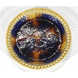 Victorian Wedgwood Majolica basketweave de…