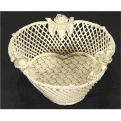 First period Belleek porcelain clover shap…