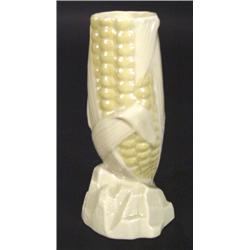 Belleek porcelain sweetcorn shaped spill v…