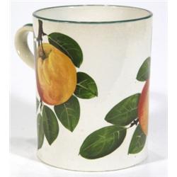 Wemyss tankard, hand painted with apples, …