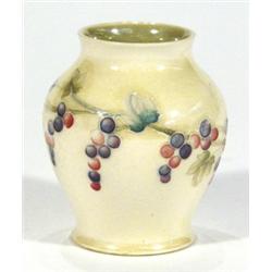 Moorcroft pottery vase handpainted and tub…