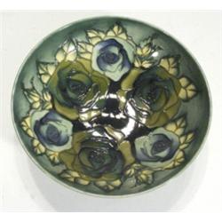 Large Moorcroft bowl, hand coloured and tu…