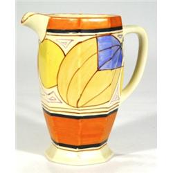Clarice Cliff 'Bizarre Fantasque' jug, han…