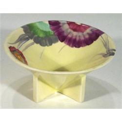 Conical Clarice Cliff Bizarre bowl, hand p…