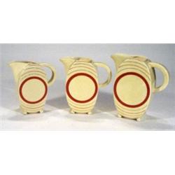 Graduated set of three flat sided Bonjour …