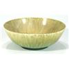 Image 1 : Ruskin Pottery bowl, decorated in a green …