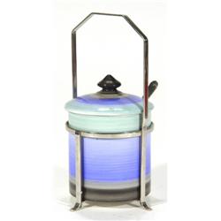 Shelley Harmony ware jam pot and cover in …