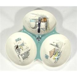 Midwinter 'Cannes' pattern trefoil dish wi…