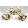 Image 1 : Pair of Zsolnay trinket boxes and two vase…