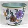 Image 1 : Flora Gouda planter, hand painted with flo…