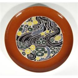 Unusual Poole pottery Aegean charger, deco…
