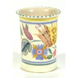 Small Art Deco Poole pottery vase, hand pa…