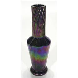 Art Nouveau purple and green iridescent gl…