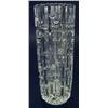 Bagleys moulded clear glass vase, 28cm hig…