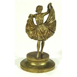 Unmarked Bergmann erotic bronze figure of …