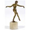 Image 1 : Small Art Deco gilded bronze figure of a s…