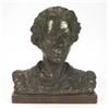 Bronze bust of a woman, signed K.Kasopp ? …