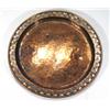 Circular Hugh Wallace hammered copper tray…