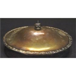 Oval silver plated Arts and Crafts style e…