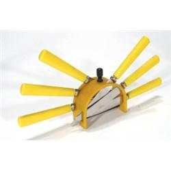 1920s amber and black plastic knife stand …