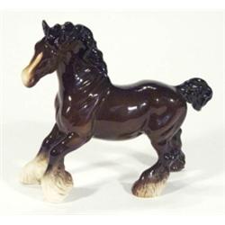 Hand painted Royal Doulton shire horse, ma…
