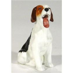 Hand painted Royal Doulton yawning dog, pr…