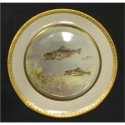 Royal Doulton porcelain plate, hand painte…