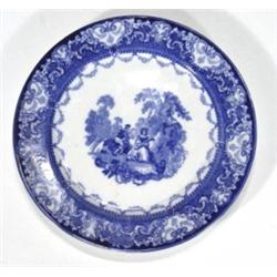 Victorian Doulton plate, transfer printed …