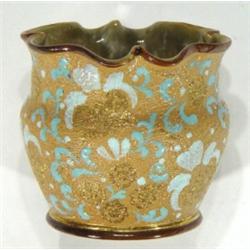 Doulton Slater's patent stoneware vase wit…