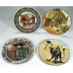 Four Royal Doulton plates 'The Doctor,' 'H…