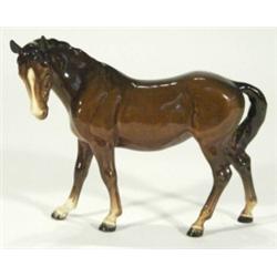 Hand painted Beswick horse with lowered he…