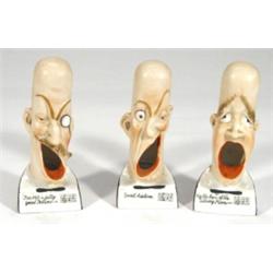 Three hand painted Continental porcelain c…