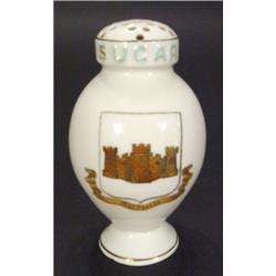 Goss sugar sifter with Ruthin crest, print…