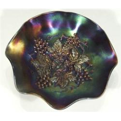 Northwood purple and blue Carnival glass d…