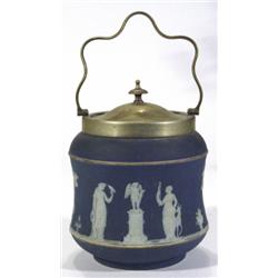 Victorian Wedgwood blue and white Jasperwa…