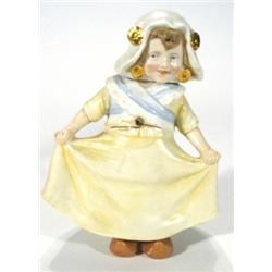 Hand painted Continental porcelain nodding…